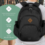 Travelite unisex basics melange seljakott, pagas, k&auml;sipagas, 1 tk