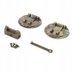 2 komplekti tsingist hasp lukke kruvidega Vintage Padlock dekoratiivne uv