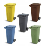 Pr&uuml;gikast j&auml;&auml;tmete sorteerimiseks konteinerid pr&uuml;gikastid komplekt 5 tk