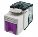 Wirearte Keystone moodul kaanega Led Rj45 Utp 6a varjestamata, t&ouml;&ouml;riistavaba