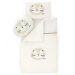 Wellgro laste voodipesukomplekt Baby Lion, 60x90, 4-osaline