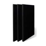 Krunditud l&otilde;uend alusraamil, must, 30x60 cm