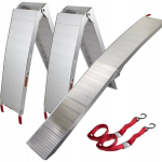 Alumiiniumist kokkupandavad rambid 2 tk 680 kg libisemiskindel peales&otilde;it rihmaga