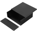 Must alumiiniumist projektikarp diy elektriline &uuml;henduskarp elektrikarp jahutuskarp pcb korpus 40x100x110mm