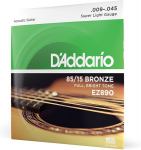 D'addario Ez890 &uuml;likerged akustilise kitarri keeled (.009-.045)