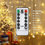 Qedertek j&otilde;uluvalgustus v&auml;litingimustes, patareitoitel 10 m 100 Led valgusketid taimeriga ja kaugjuhtimispuldiga, veekindlad valgusketid siseruumide pidudeks, j&otilde;ulupuu kaunistamiseks (soe valge)