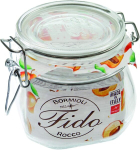 Bormioli Rocco Fido 4309 traatklambriga purgid 560 ml, 6 tk, valge