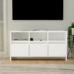 vidaXL telerikapp, valge, 102 x 37,5 x 52,5 cm, puitlaastplaat