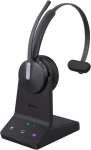 Yealink Wh64 Mono Teams peakomplekt koos baasjaamaga - ideaalne microsoft teamsi jaoks, mugav &uuml;he k&otilde;rvaga disain, m&uuml;rasummutus, usb port