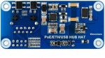 Waveshare poe ethernet/usb hub hat raspberry pi zero/zero w/zero wh jaoks, 3x usb 2.0 porti, 802.3af &uuml;hilduv