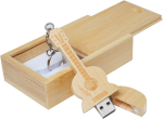 USB pulk Usb m&auml;lupulk 32gb, bambusest puit, kitarri kuju
