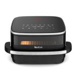 Tefal FW4018 Easy Fry XL pind suur kuuma &otilde;hu frit&uuml;&uuml;r, avar korv, n&auml;htav aken, kompaktne disain, digitaalpaneel, Extra-Crisp tehnoloogia, mitmek&uuml;lgne, must