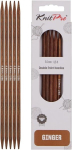 Knitpro Ginger kahepoolsed vardad - 12.5cm x 5mm (5 tk pakis)