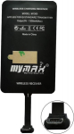 Mymax Type A 1300ma Super Fast Qi juhtmevaba laadimise vastuv&otilde;tja ja adapter, &uuml;hilduv Samsung Galaxy, Huawei, Lg, Nokia, Moto, Htc, Google Nexus ja teiste Micro Usb A seadmetega