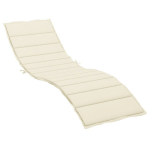 p&auml;evitustooli padi, kreemjas, 200x70x3 cm, oxford kangas CFE6327850