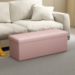 Hoiukott-tool, istepink hoiuruumiga, 38 x 110 x 38 cm, pastellroosa, Hoiukott-tool, istepink hoiuruumiga, 38 x 110 x 38 cm, pastellroosa