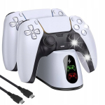 Juhtmevaba Led laadija Dualsense Ps5 kontrollerile, topelt dokkimisjaam