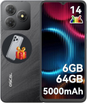 Telefon OSCAL FLAT 2C 2/64GB 6.56" 5000mAh 13MP+8MP Dual SIM GPS - Must