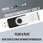 USB pulk Usb m&auml;lupulk 16 gb, 10 tk pakis, jbos usb m&auml;lupulgad, 10 tk pakis, 16 gb v&auml;lkm&auml;lupulk, usb 2.0, p&ouml;&ouml;rlev metallist kiire usb-m&auml;lupulk