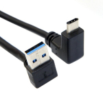 Usb C kuni Usb 3.0 90&deg; nurga pikenduskaabel