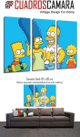 Cuadros C&aacute;mara plakat seinaplakat 97 x 62 cm Simpson Bart Homer Xxl mitmev&auml;rviline koomiks erksad v&auml;rvid matt raamimata kaunistus teie kodu kontori elutuppa