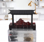 Bewinner laua purskkaev, kodu siseruumide laua zen-kose purskkaev, siseruumide l&otilde;&otilde;gastus purskkaev, mini laua basseini vaba aja purskkaev ebakorrap&auml;raste kivide ja dekoratiivsete led-tuledega