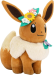 Pok&eacute;mon Pkw3667-20 cm pl&uuml;&uuml;sist m&auml;nguasi - Eevee lillekrooniga, ametlik pl&uuml;&uuml;sm&auml;nguasi