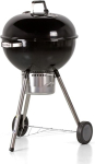 Mastercook S&ouml;egrill, grilli l&auml;bim&otilde;&otilde;t 57 cm, rataste ja kaanega grill, s&ouml;egrill termomeetri ja tuhakogumiss&uuml;steemiga, maapinna k&otilde;rgus 78 cm (ketty Black)