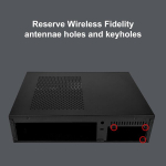 Korpus Itx arvuti korpus, &otilde;huke, Usb 3.0, Aux, t&otilde;hus jahutus