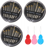 &Otilde;mblusn&otilde;elad, 90 t&uuml;kki parandusn&otilde;elad 3&ndash;5 cm k&auml;si&otilde;mblusn&otilde;elad koos 3 n&otilde;ela silmaajamisvahendiga, n&otilde;elakomplekt tikkimisn&otilde;elad k&auml;sit&ouml;&ouml; jaoks