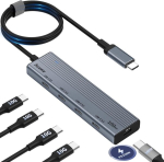 Aceele Usb 3.2 Gen 2 hub 4 Usb-c pordiga, Usb 3.2 andmehub Pd 60 cm kaabliga, sobib s&uuml;learvutitele, lauaarvutitele, Pc-dele, Xboxile ja Macile jne