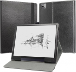 Jrtal &Uuml;hildub Boox Tab Ultra &uuml;mbrisega, &otilde;huke Folio Pu nahast &otilde;huke kaitse&uuml;mbris Boox Tab Ultra 10.3-tollisele tahvelarvutile (ei ole m&otilde;eldud Boox Tab X-ile) - must