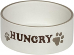 Nobby keraamiline koera kauss hungry cream, l&auml;bim&otilde;&otilde;t 15 x 6 cm, 1 tk