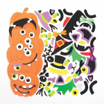 Baker Ross fe768 k&otilde;rvitsa kaunistamise meisterdamise komplekt &ndash; 8 tk, kujunda ise oma k&otilde;rvits, laste kunstikomplekt k&auml;sit&ouml;&ouml; jaoks halloweeniks