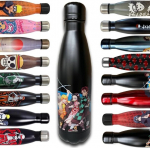 Demon Slayer kahekordse seinaga isoleeritud termospudel - roostevabast terasest veepudel korduvkasutatav Demon Slayer hoiab sooja ja k&uuml;lma 12 tundi - sportimiseks, reisimiseks, igap&auml;evaeluks, 500 ml - Bpa vaba - ametlik