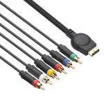 Jerilla Ps2/ps3 Komponent-av-kaabel, 1,8 m Hd audio-videokaabel, 1080p komponentvideo Rca-kaabel, Ypbpr-v&auml;ljund Ps2/ps3 konsoolile, Hdtv-le, monitorile
