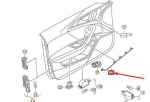 AUDI A6 C7 Parempoolne esiukselaua valgusvihu originaal 4G0919174A