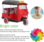 Vgeby Kolmerattaline m&auml;nguasi. Tagasit&otilde;mmatav Tai kolmerattaline, simulatsioon sulamist Tuk Tuk automudeli m&auml;nguasi, s&otilde;iduki m&auml;nguasi (punane)