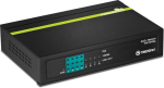Trendnet 8-pordiline gigabit Poe+ l&uuml;liti, 4 x gigabit Poe/poe+ porti (kuni 30 W/port), 4 x gigabit porti, 61,6 W Poe toite eelarve, 16 Gbps l&uuml;litusv&otilde;imsus, Tpe-tg44g