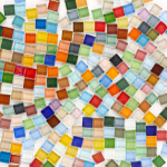 Zofun 1 kg v&auml;rvilised kristallmosaiikplaadid, v&auml;ikesed mini mosaiikplaadid k&auml;sit&ouml;&ouml; jaoks, v&auml;rvilised mosaiikkivid kristallmosaiikplaadid vannituppa, k&ouml;&ouml;ki, kodu kaunistamiseks, Diy kunstiprojektid (mix Colour Series)