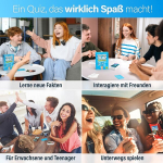 Super Quiz - saksakeelne versioon - triviaalsed lauam&auml;ngud t&auml;iskasvanutele 1200 k&uuml;simusega - lauam&auml;ngud t&auml;iskasvanutele viktoriinikaartidega - teadmiste m&auml;ng perele teismelistega - peom&auml;ngud t&auml;iskasvanutele