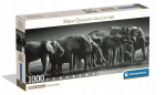 CLEMENTONI - Compact 1000 pieces Panorama - Herd of Giants