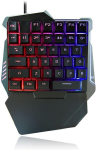 Ciciglow &uuml;he k&auml;ega m&auml;nguriklaviatuur, 35 klahvi, m&auml;nguriklaviatuur, rgb v&auml;rvid, taustvalgustus, vaikne klaviatuur, ergonoomiline mehaaniline kaasaskantav klaviatuur