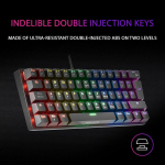 Mars Gaming Mk60 Black, mehaaniline m&auml;nguriklaviatuur Frgb, Antighosting, Mechanical red l&uuml;litid, Us paigutus