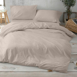 Burrito Blanco Velvelina voodipesukomplektid | 135 cm lai voodi (+ saadaolevad suurused) | Disain 005 | Beež (135 x 190/200 cm)