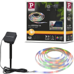 Paulmann 78897 led riba solar 3 m h&auml;marikuanduri ja akuga ip44 0.3 w 16led/m Rgby must plastik
