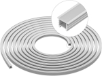 Sezo Led profiil 16 x 16 mm 3 m Led riba profiil ja hajuti silikoonist Led neoonkanal 7 mm paindlikele Led ribadele Ip67 veekindel 120&deg; valgustus (led riba ei kuulu komplekti)