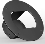 Monitori hoidja Putorsen monitori vesa adapteri plaadi kinnitus, &uuml;hildub samsung odyssey g9, neo g9, crg9, chg9, chg90 monitoridega, vesa 100x100, must