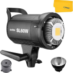 Godox Sl-60w 60ws 5600&plusmn;300k valge versioon led videovalgus stuudio pidevlamp kaamera Dv videokaamerale (sl-60w)