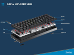 Geeky Gk61 Se 60% mehaaniline m&auml;nguriklaviatuur, 61 klahvi, mitmev&auml;rviline Rgb Led taustavalgustus Pc/mac m&auml;nguritele, Ansi Us American paigutus (valge, mehaaniline Blue)